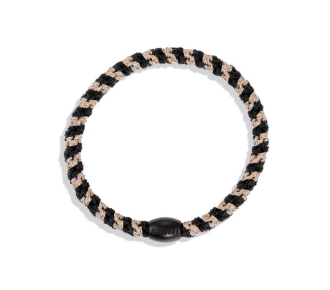 KKNEKKI - Schwarz Beige Glitzer slim